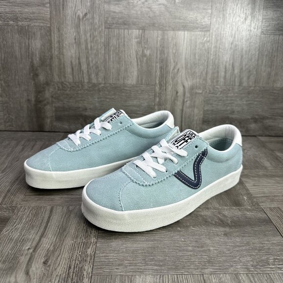 Vans Sports Low Women's size 7 Light Blue Suede Shoes - Picture 3 of 8